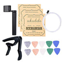 Ukulele String, Picks, String Peg Winder And Capo Ukulele Repair Tool Parts