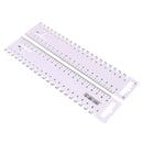 1PC DIY Sewing Patchwork Ruler Ultrathin Soft 21cm Quilting Sewing ToolsBX