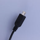 Micro usb 2.0 splitter Y 1 female to 2 male data charge cable extension cord Pg
