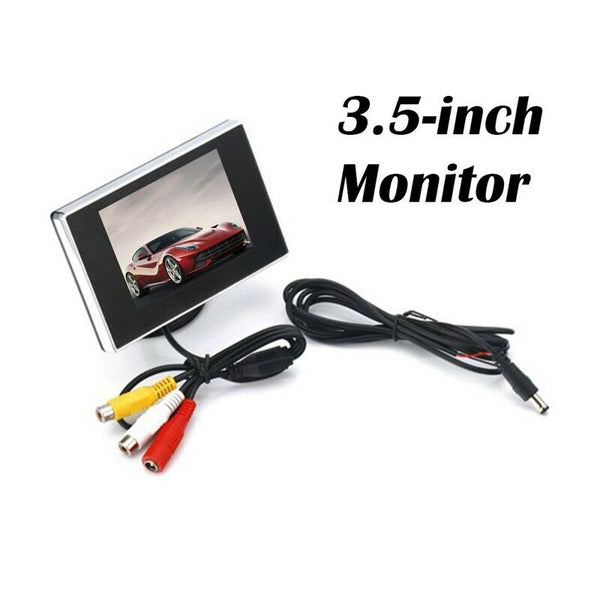 Car 3.5 Inch Color TFT HD Color LCD Monitor Rearview Monitor Screen NTSC Sy D2O3