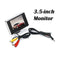 Car 3.5 Inch Color TFT HD Color LCD Monitor Rearview Monitor Screen NTSC Sy D2O3