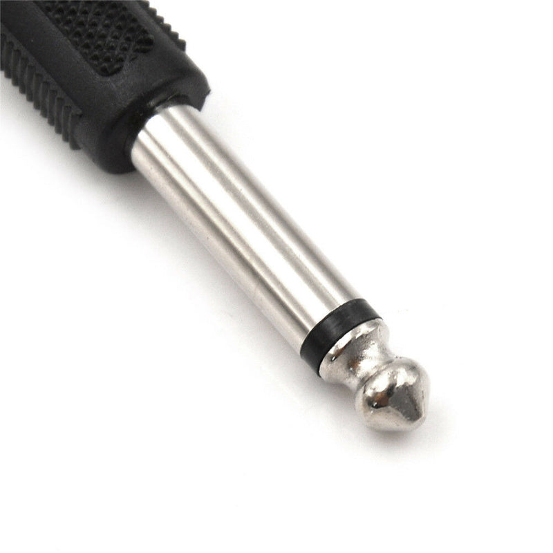 4Pcs RCA Female to 1/4" 6.35mm Male Mono Audio Adapters Connectors PlugsLJ