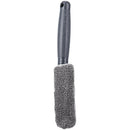Car superfine fiber long handle tires brush clean cloth tire brush gray P4S8