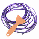 5M ELECTRO-PURPLE Car Interior Moulding Trim Line Flexible Decorative Strip Auto