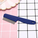 fine toothed flea flee metal nit head hair lice comb with handle for kids pet Kw