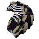 10 Pieces Two-tone Neoprene Golf Club Iron Head Covers Golf Accessories Camo +