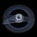 Portable Diameter Of 10cm Plastic 360 Degree Pointer Protractor Ruler ME