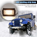 Car Truck LED Work Lamp Bar 5 inch 72W 8000LM IP67 Driving Off-road Strobe Light
