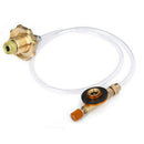 Portable Camping Stove Use Burner Gas Propane Refill Adapter Flat Tank Coupler