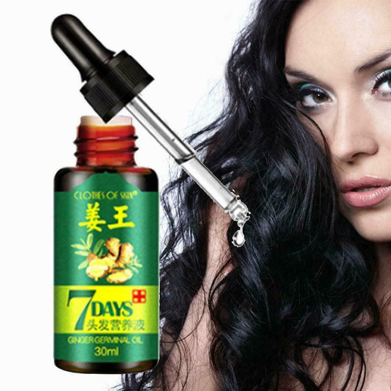 30ml Extract Hair Growth Essence Oil Anti Hair Loss Fast Restoration Growth X9H6