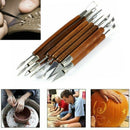 6Pcs/Kit DIY Clay Sculpting Wax Ceramic Carving Tools Shapers Polymer Modeling