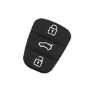 2Pcs 3-Button Smart Key Shell Case Skin With Chip For Hyundai I30 Kia K2 K5