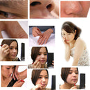 Professional Stainless Steel Eyebrow Slanted Tweezers & Blackhead Rmover 2 In 1