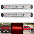 2PCS Car Truck LED Strobe Flashing Light Bar Beacon High Intensity Red