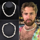 White Conch Clam Chips puka Shell Necklace Collar Choker Fashion For Women Men