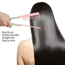 Portable V Type Hair Straightener Comb Folding DIY Hair Styling Clip Tool