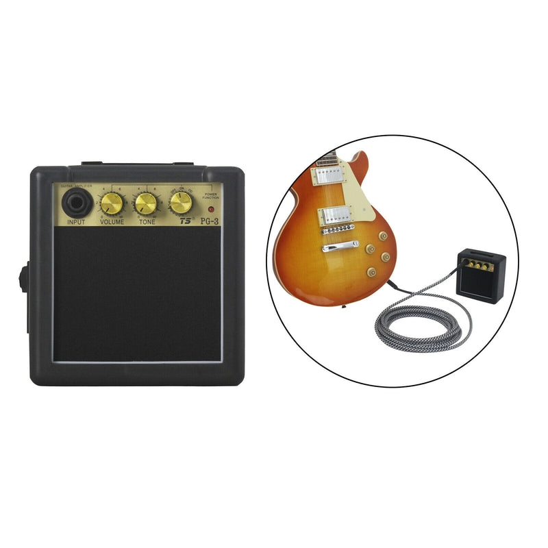 3 Watt Acoustic Guitar Amplifier 12.5x6x12.5cm Speakers