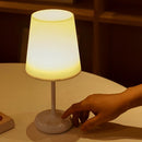 LED Press Sensor Desk Lamp Dimmable LED Night Light Table Lamp with USB Cha