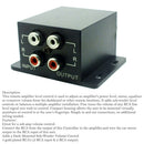 Car Bass Home Amplifier Subwoofer Equalizer Crossover RCA Adjust Level Volume