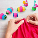 72 Pieces Sewing and Embroidery Bobbins,Bobbin Holder Clips Peels Thread Sp G6X1