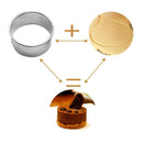 12Pcs/Set Round Cake Slicing Ring Cutter Moulds DIY Baking Pastry Cookie Tart