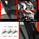 BB209 Bottom Brackets For Road Mountain Bike GXP 22mm Chainset 24mm Crankset
