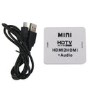 HDMI to HDMI + Audio Video Converter Splitter Digital Analog Adapter