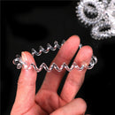 10x Clear Elastic Telephone Line Wire Hair Band Ropes Holders Head Accessory %x