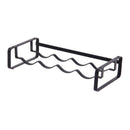 Wine Holder Storage Rack Metal Wine Accessories 4 Bottles Standing Shelf Ho