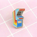 Cartoon Cute Game Machine Brooches Jacket Badges Hat Scarf Decor Jewelry