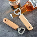 Creative Gift Beer Wine Bottle Opener Stainless Steel Rubber Handle Starter