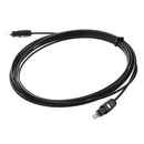 Male to Male Plug Optical Fiber Digital Audio Cable Lead 9.8Ft for DVD HDTV
