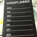 Week Planner Calendar Memo Blackboard Wall Stickers Removable Decor LabelOZ