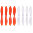4x Red + 4x White Rotor Propellers Blades for Hubsan X4 H107 H107D H107C H10X2V9