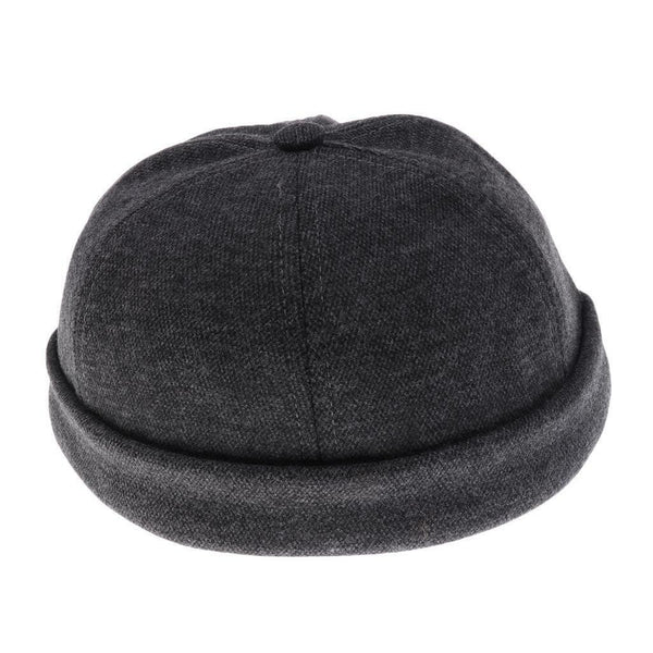 2x Mens Skullcap Navy Cap Docker Hat Beanie Sailor Fisherman Retro Hat