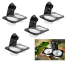 4 Pcs Reptile  Gecko Food And Water Bowls For Small