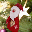 Santa Claus Snowman PVC Home Christmas Gifts Candy Bag (Sell in A Pair)