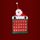 Non-Woven Christmas Santa Claus Calendar Creative Xmas Kalendar Home Decor