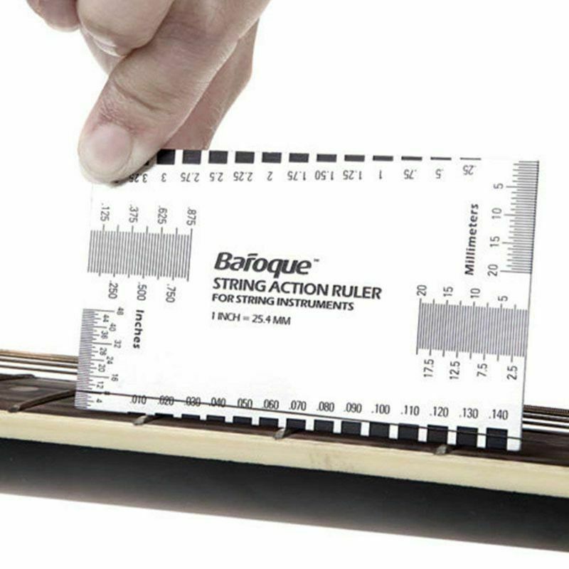 Baroque String Action Ruler Gauge Tool For Guitar Bass Forever-Direct Guita