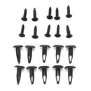 10 Pcs Black Plastic Bumper Fastener Door Panel Trim Retainer Clips for Ford
