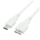 1m USB 3.1 Type C Male to Micro B 3.0 Hard Drive Data Charge Cable For Macb J2L4