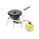 Portable Burner Stand Support Stainless Steel BBQ Barbecue Grill Folding Outdoo
