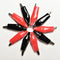 10X/5pairs 44mm Alligator Clip Clamp test Testing Probe Black+Red large size JR