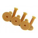 Pack of 6 Rubber Golf Tee Holder Set for Practice & Driving Range Mats