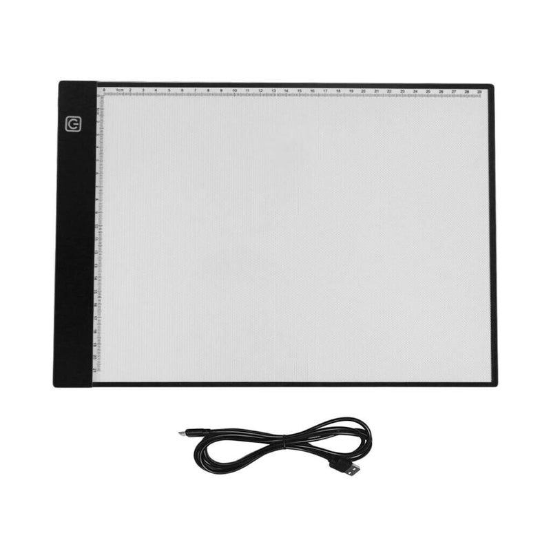 LED Tracing Light Box Board  A4 Drawing Copy Pad Table Stencil Display