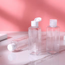 4pcs Portable 100ML Square Split Bottling Refillable Empty Container+Funnel A