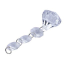 10pcs Acrylic Crystal Diamond Beads Garland  Hang Wedding Party Decor