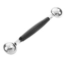 Double Ended Headed Fruit Icecream Ball Spoon Melon Baller Parisienne Scoop T6S7