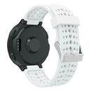Silicone Porous Watchband for Garmin Forerunner 220 230 235 620 630 (White)