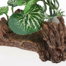2Pieces Terrarium Aquarium Fish Tank Plants For Bearded Dragons Lizards
